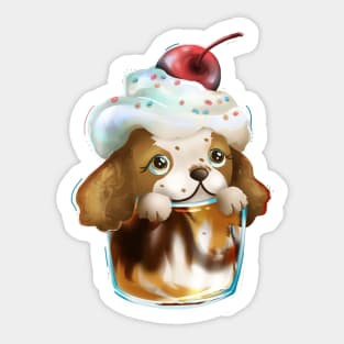 Cocker Sundae Sticker